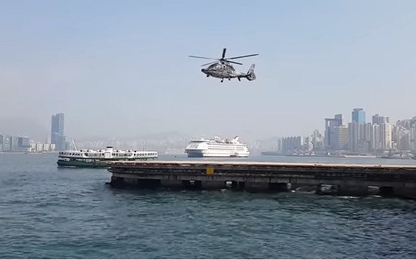 Ảo giác trực thăng bay với cánh quạt đứng yên