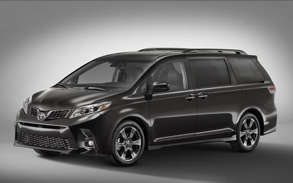 Hé lộ hình ảnh Toyota Sienna 2018 sẽ ra mắt vào tháng 4