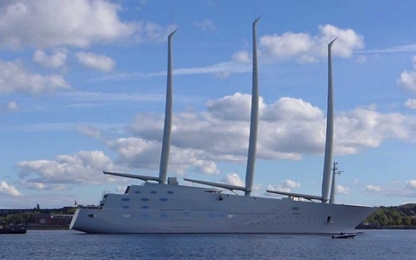 Siêu du thuyền lớn nhất thế giới của tỷ phú Nga