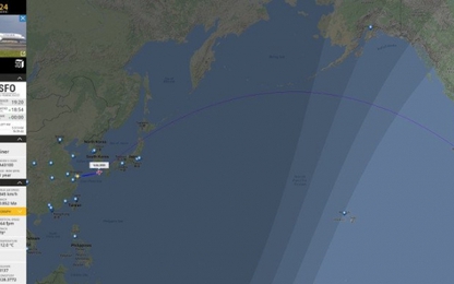 Chuyến bay khởi hành năm 2017, hạ cánh vào năm 2016
