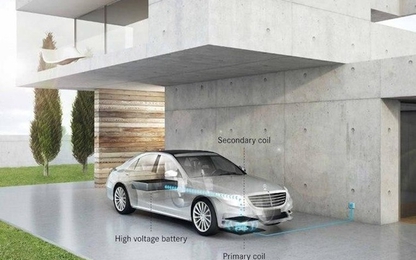 Xe hybrid của Mercedes-Benz được trang bị sạc không dây vào năm 2018