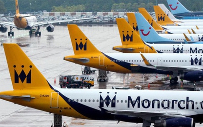 Ba hãng hàng không châu Âu nối gót nhau phá sản