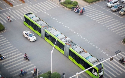 Trung Quốc thử nghiệm tàu điện không cần người lái lẫn đường ray