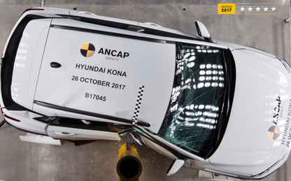Hyundai Kona đạt tiêu chuẩn an toàn 5 sao ANCAP