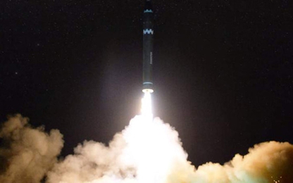 9 máy bay gần nơi tên lửa đạn đạo Triều Tiên rơi vào tháng 11/2017