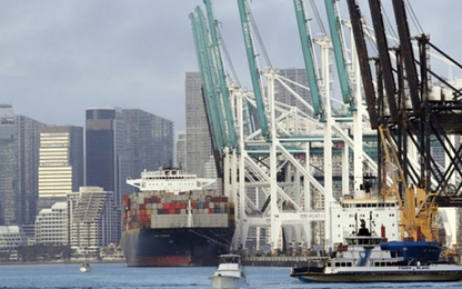 Thâm hụt thương mại của Mỹ đang ở mức cao nhất kể từ năm 2008