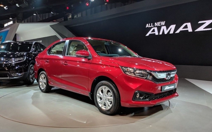 Chi tiết sedan giá rẻ Honda Amaze cạnh tranh Hyundai Grand i10