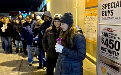 Ngành bán lẻ Mỹ đã thiệt hại gần 38 tỷ USD trong 12 tháng qua