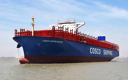 Trung Quốc xuất xưởng tàu container lớn nhất thế giới