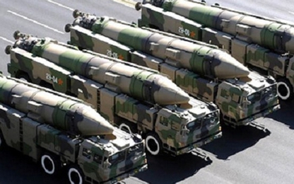 Báo Trung Quốc kêu gọi tăng cường vũ khí hạt nhân để đối phó Mỹ