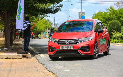 Honda Jazz đạt 4,5 lít/100 km trong bài thi tiết kiệm nhiên liệu