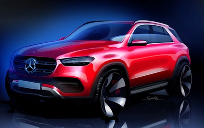 Mercedes công bố phác thảo mẫu SUV GLE 2019 trước ngày ra mắt