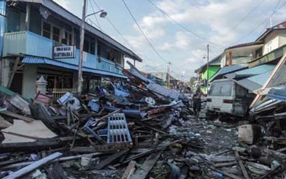 Số người chết sau thảm họa ở Indonesia tăng lên 1.347