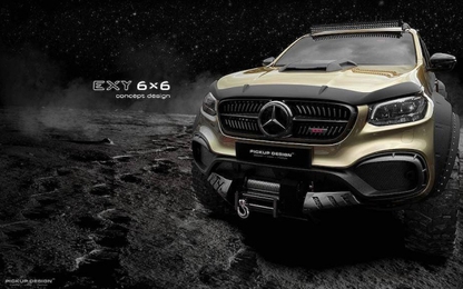 Bán tải Mercedes X-Class sắp có phiên bản 6 bánh?