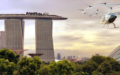 Thử nghiệm taxi bay cất hạ cánh thẳng đứng tại Singapore