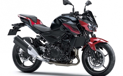Naked bike Kawasaki Z400 ra mắt, thay thế cho Z300 cũ