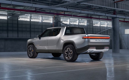 Xe bán tải điện Rivian R1T, một lần sạc đầy đi được 645 km