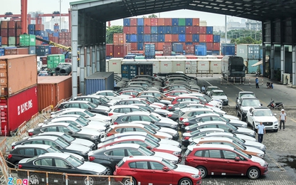 3 tháng cuối năm ôtô nhập về Việt Nam cao hơn 8 tháng trước