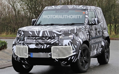 Land Rover Defender 2021 bản 3 cửa lộ ảnh chạy thử
