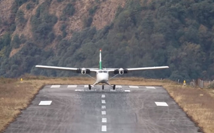 Màn hạ cánh tại "sân bay nguy hiểm nhất thế giới"