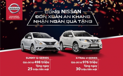 Xe Nissan lắp ráp giảm giá mạnh cho khách mua cuối năm