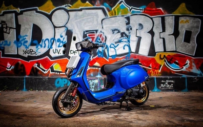 Ngỡ ngàng với Vespa Sprint 300 “độc nhất vô nhị” trên Thế giới