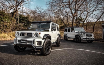 Liberty Walk biến SUV cỡ nhỏ Suzuki Jimny thành "tiểu Mercedes G-Class"