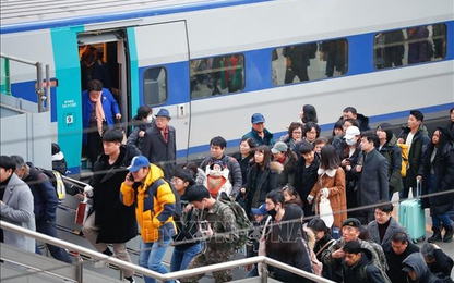 Khoảng 49 triệu lượt người Hàn Quốc về quê ăn Tết