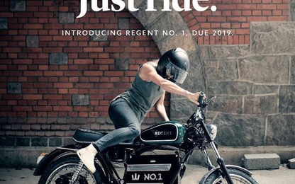 Mô tô điện dáng hoài cổ Regent No.1 chốt giá từ 220,4 triệu