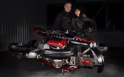 Ngắm nhìn mô tô bay "hàng thửa" Lazareth La Moto Volante cất cánh