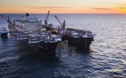 'Dòng chảy Phương Bắc-2' đã đặt hơn 50% khối lượng đường ống dẫn khí