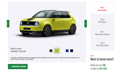 Xe ô tô điện Honda nhỏ xinh, bắt đầu nhận đặt hàng