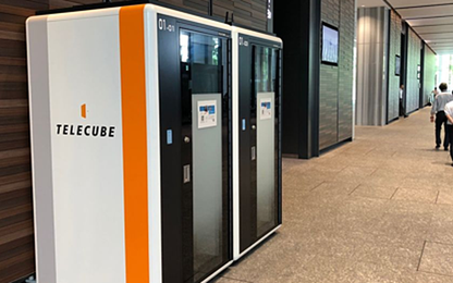 Cho thuê phòng làm việc nhỏ bằng bốt điện thoại ở Nhật Bản