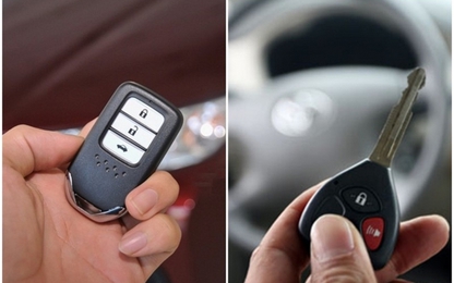 Chìa khóa remote và chìa khóa thông minh khác nhau như thế nào?