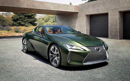 Coupe Nhật Bản thượng hạng Lexus LC Inspiration Series độc với màu sơn tảo biển