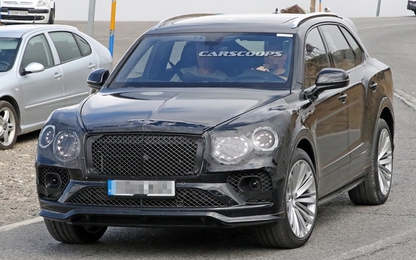 Bentley Bentayga mới lộ ảnh chạy thử