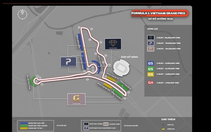 Đua xe công thức 1: Gần 100 triệu đồng cho 1 vé thượng hạng
