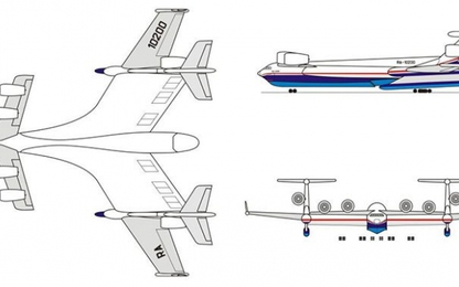 Nga chế tạo vận tải cơ lưỡng cư trọng lượng... 1.000 tấn