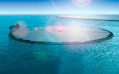 "Đảo năng lượng Mặt Trời" sẽ vừa hút CO2 trong nước biển, tạo ra methanol