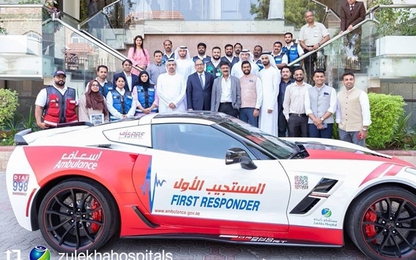 Dùng siêu xe làm xe cứu thương, bác sĩ tới nhanh hơn tới 8 phút