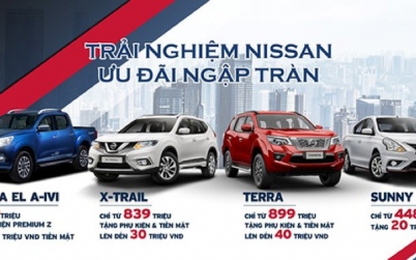 Nissan Terra giảm giá lên đến 100 triệu đồng, đối đầu Toyota Fortuner