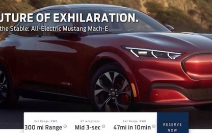 Ford Mustang Mach-E, bản cao nhất cũng có mức giá rất hấp dẫn
