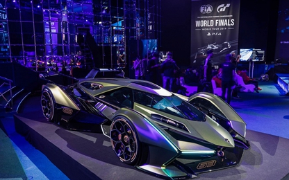 Lamborghini gây sốc với siêu xe Lambo V12 Vision GT