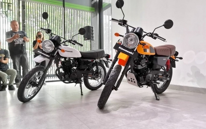 Kawasaki tung ra mô tô hoài cổ dáng scrambler “siêu rẻ”