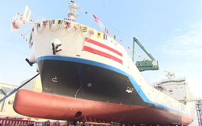 Nhật Bản giới thiệu tàu vận chuyển Hydro lỏng đầu tiên trên thế giới