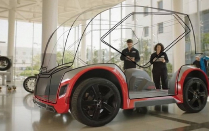 Công nghệ gắn 4 động cơ điện trực tiếp vào bánh ô tô