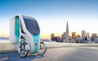 Xe đạp 3 bánh dùng năng lượng mặt trời