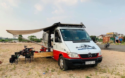 Mercedes-Benz Spinter biến thành căn nhà di động với 200 triệu