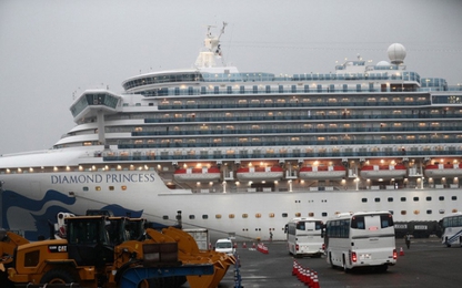 Thêm 99 ca nhiễm nCoV trên du thuyền Diamond Princess