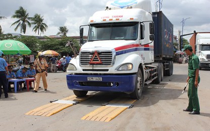 Bộ GTVT kiến nghị Chính phủ dừng phạt xe quá tải trọng trục